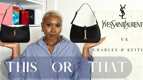 charles and keith ysl dupe|ysl handbag dupe.